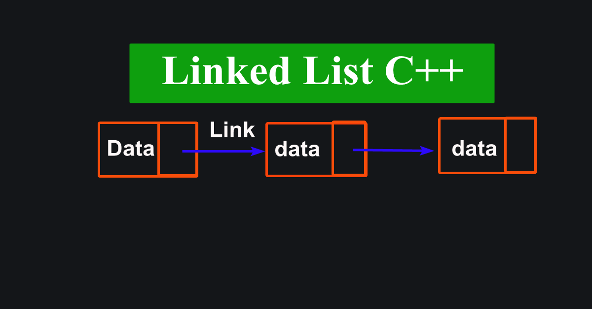 linked list c++ example