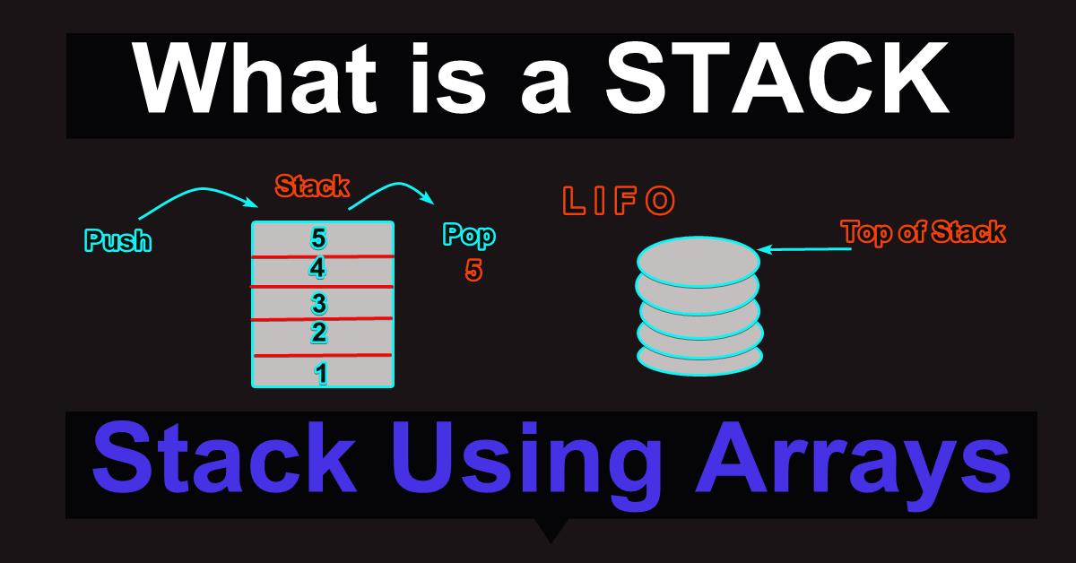 implementation of stack data structure c/c++