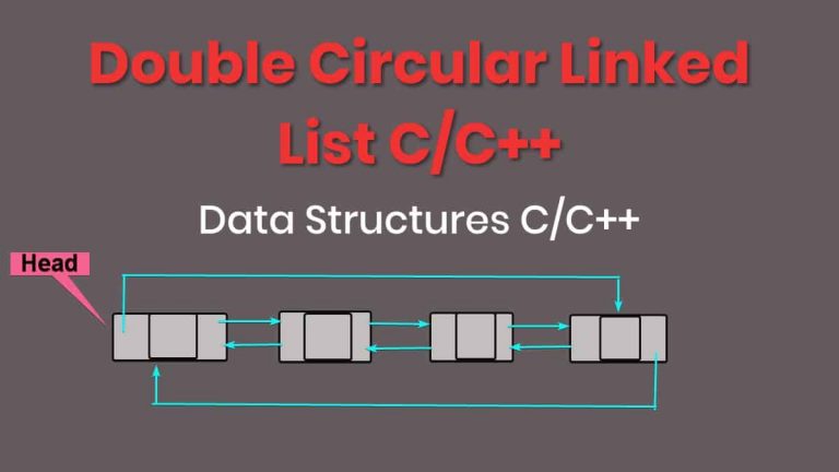 Doubly Circular Linked List C/C++