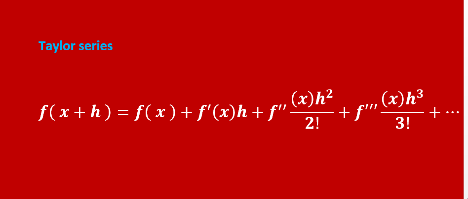 taylor series formula
