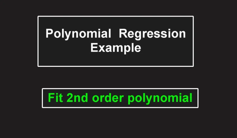 Fit a Second Order Polynomial to the given data. Curve fitting Polynomial Regression