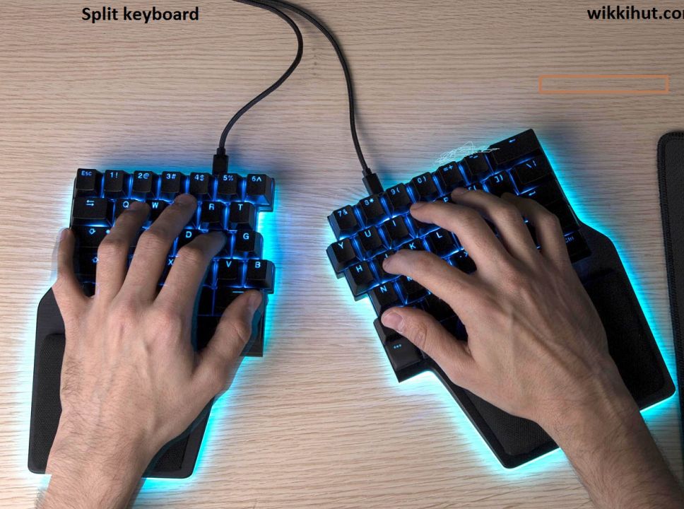 split keyboard design