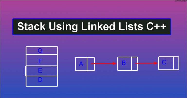 Implement Stack Using Linked List C++ Program