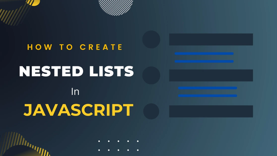 nested list javascript