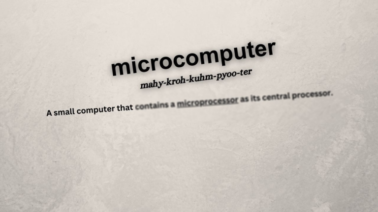 Examples of Microcomputers