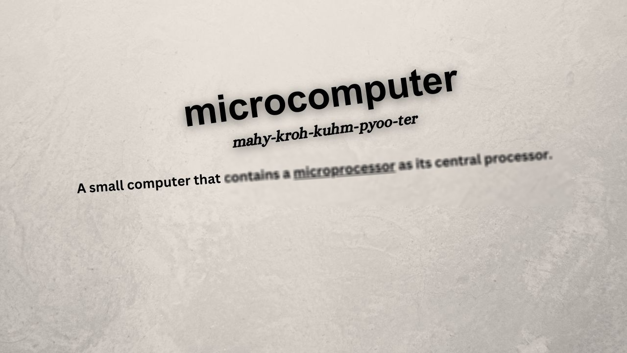 Microcomputers