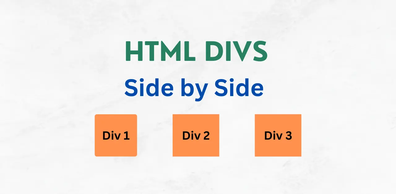 html div side by side