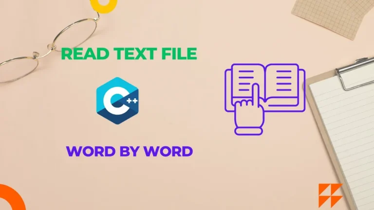 C++ Program Read File Word by Word